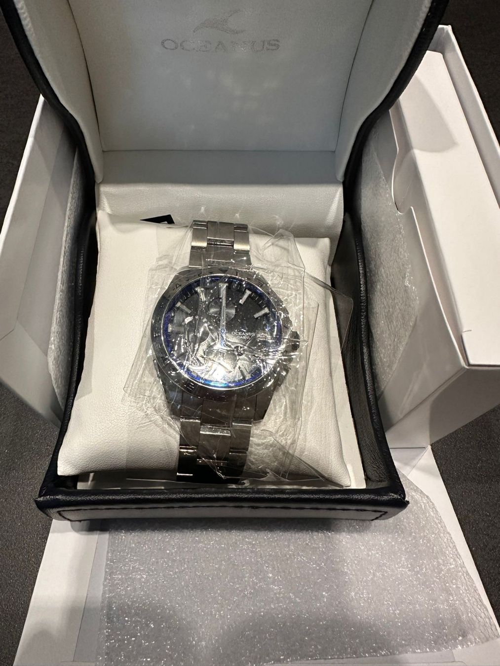 Casio Orologi: Casio Oceanus Radio Wave Solar - Neuve jamais portée! – Nuovo e nell'imballaggio originale da Boudry venduto da magelan01 3
