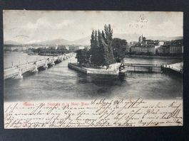 AK Genève Vue Génerale et le  Mont-Blanc