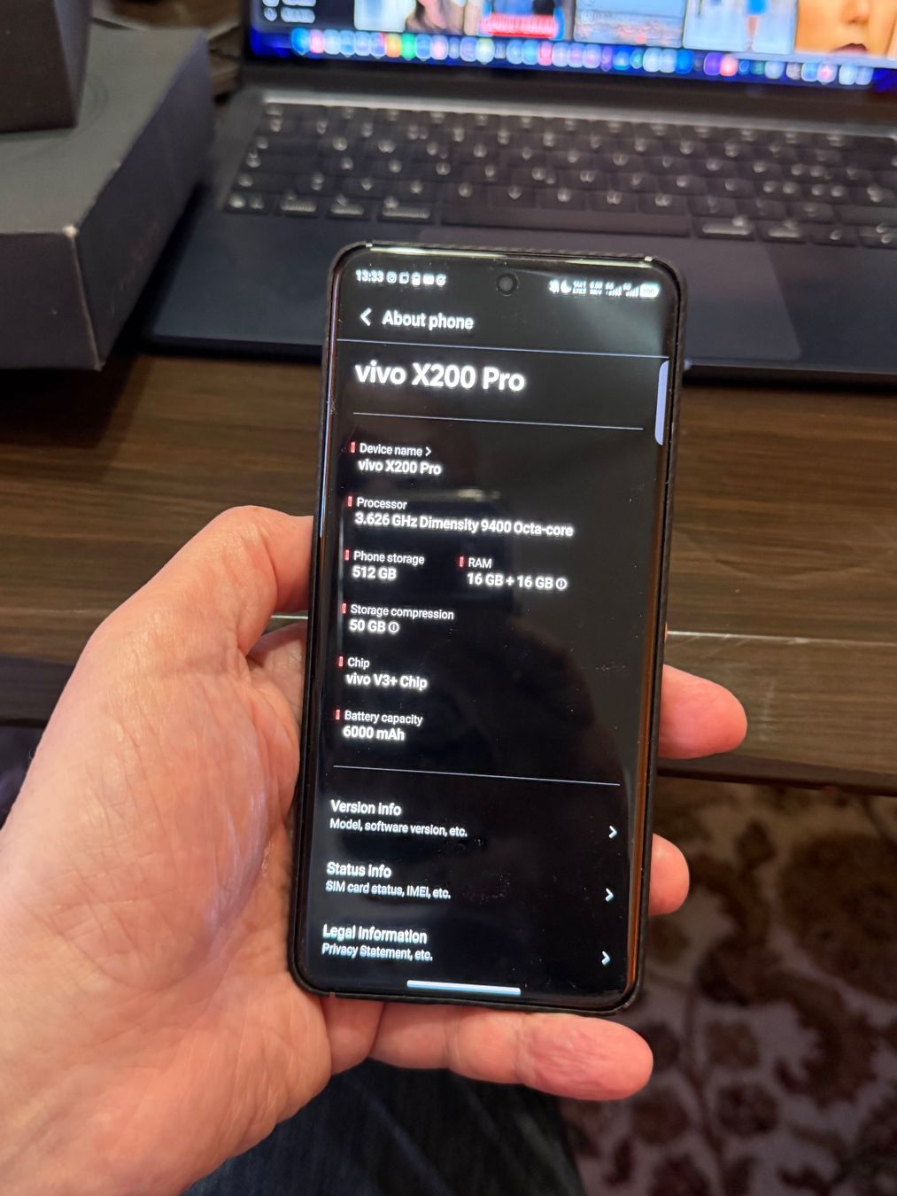Vivo Telefoni cellulari / Smartphones: Vivo X200 Pro 16/512 GLOBAL – Usato da Vandoeuvres venduto da phil55net 2