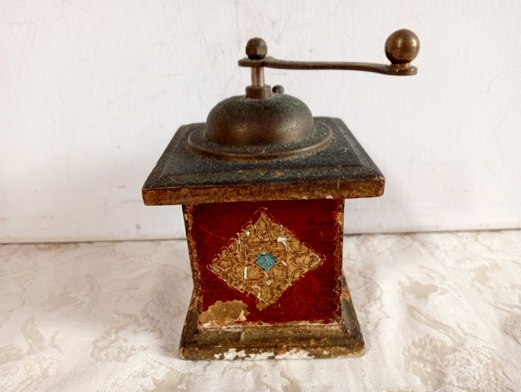 Elettrodomestici da cucina: Antike Pfeffermühle Italy Florence Shabby Chic – Usato da Oberdorf BL venduto da Barocki888 5