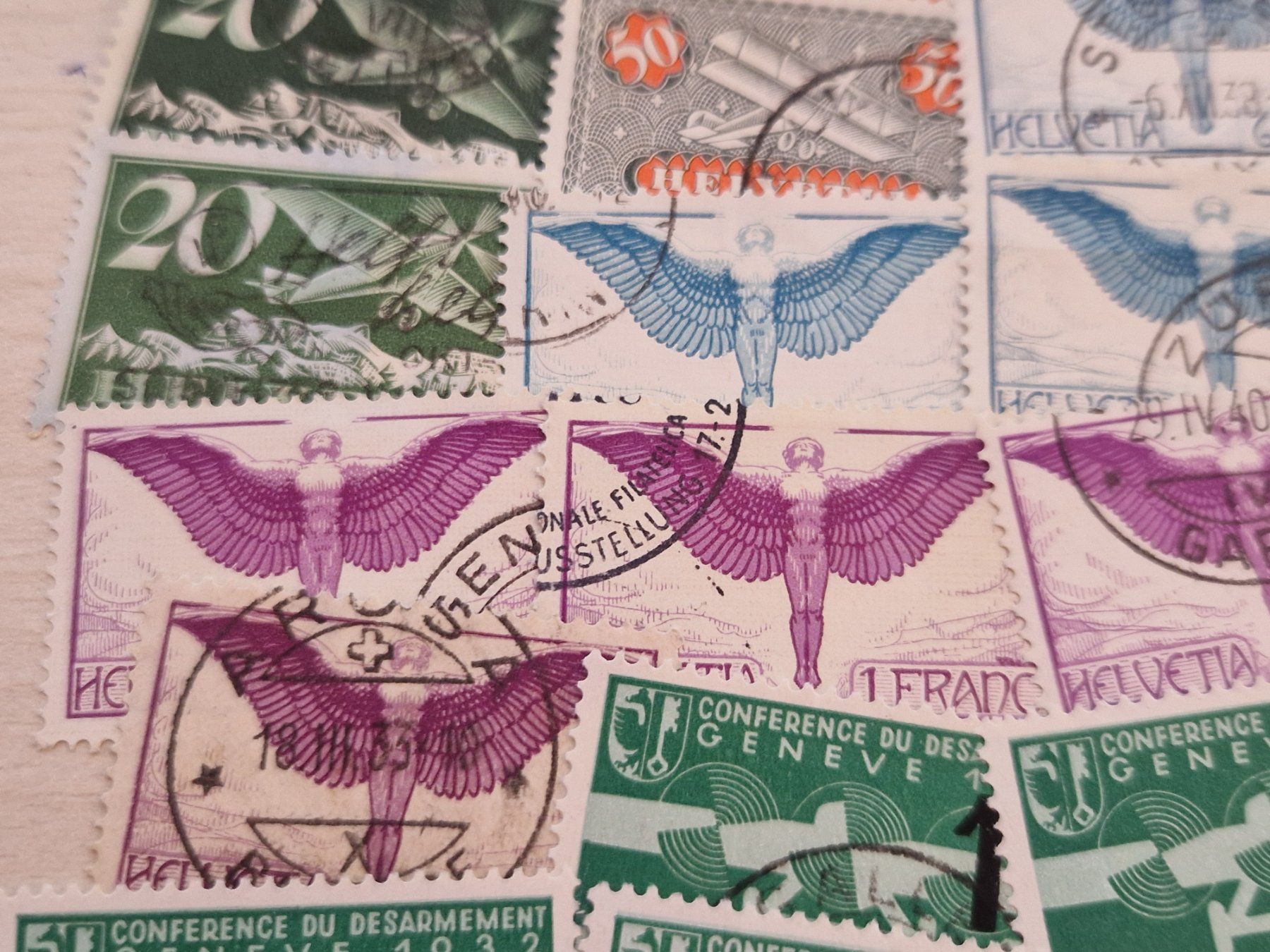 Tutti i francobolli: Ansammlung Flugpost, nicht bestimmt, ab 1.- – Usato da Burgdorf venduto da Glossy01 4