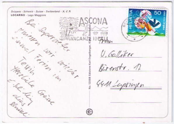 Cartes postales: Locarno – D'occasion à Binningen par Mountainrider 1