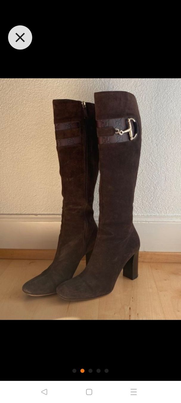 Gucci Scarpe da donna: Gucci Stiefel nr. 40; upper leg width is 37cms – Usato da Neirivue venduto da naz_z28w