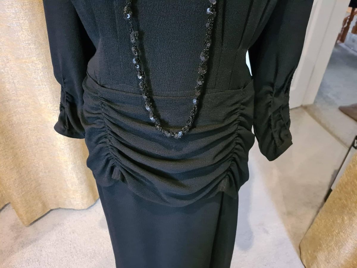 Vestiti: Volup 1940s black crepe s – Nuovo (secondo la descrizione) da Zürich venduto da MISSYS-WONDERBAG 8