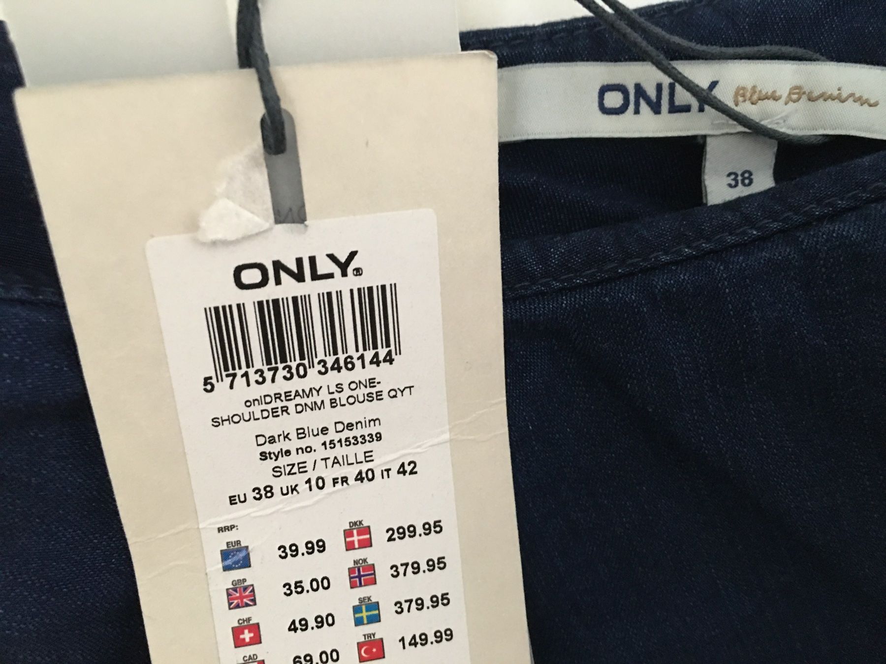 Only Camicette: Ungetragene One-Shoulder Bluse Grösse 38 – Nuovo e nell'imballaggio originale da Suhr venduto da mar_6lb7 1