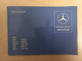 Oldtimer Serviceheft Wartungsheft Mercedes 200 230 240 250 3