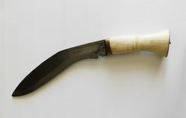 Kukri-Messer der Gurkha mit Knochengriff