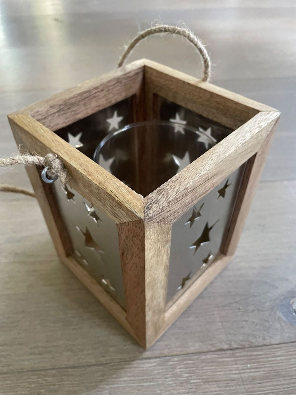 Tutte le decorazioni: Holzlaterne mit Sternen/Neu/OVP – Nuovo e nell'imballaggio originale da Volketswil venduto da rubin74 2