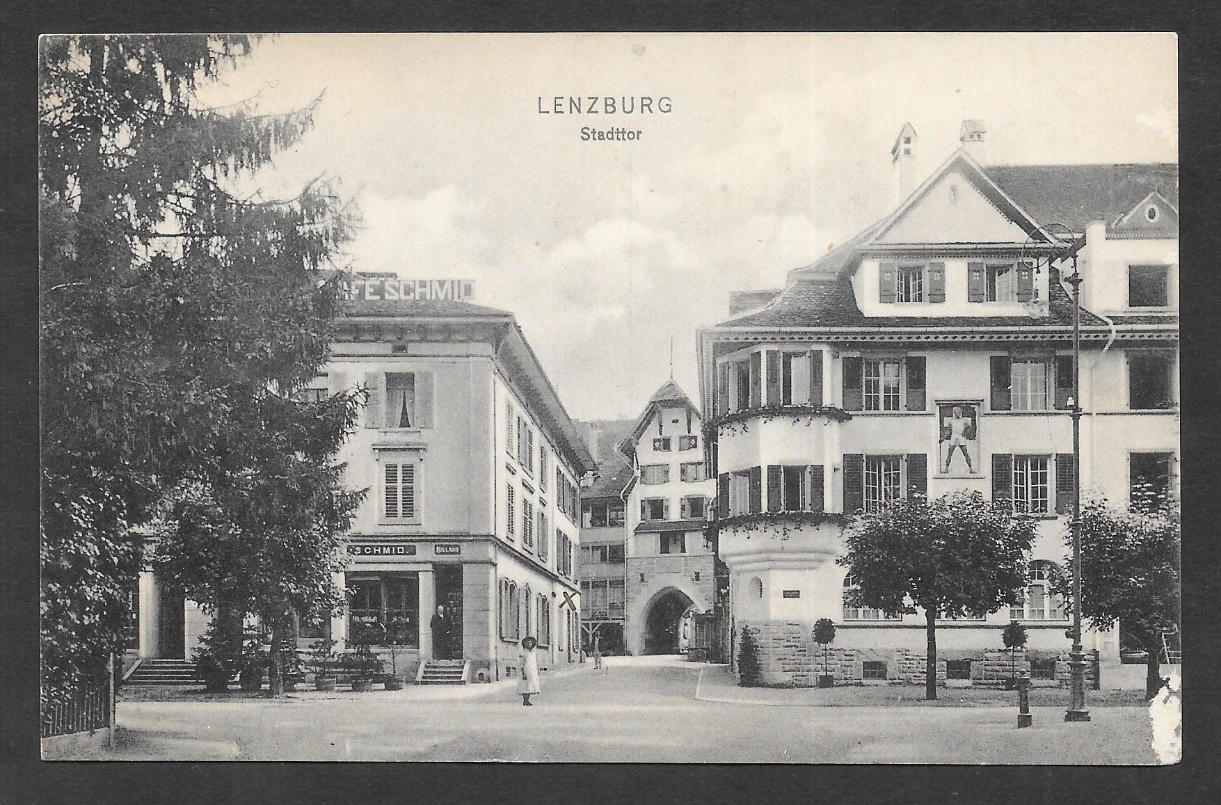 Cartoline postali: Lenzburg Stadttor – Usato da Olten venduto da clotaldi