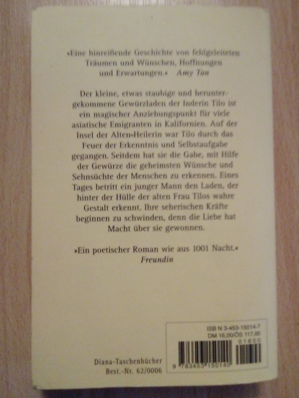 Libri: Die Hüterin der Gewürze Chitra Banerjee Divakaruni – Usato da Winterthur venduto da Colonica 1
