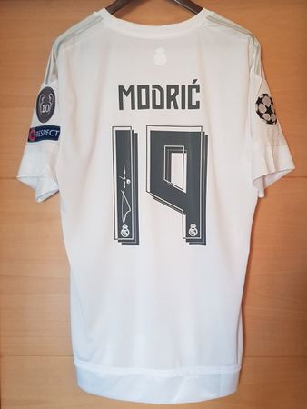Luka Modric - Real Madrid Champions Finale 2016 - Signiert