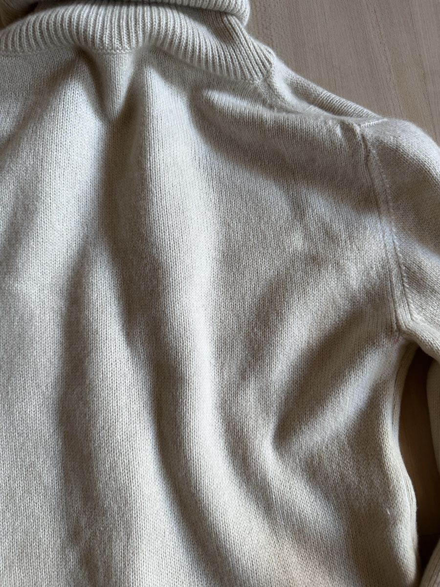 Maglioni & Felpe: Tresoldi Cashmere Pull col roulé 100% cachemire beige – Usato da Villeneuve VD venduto da tat_9fhl 4