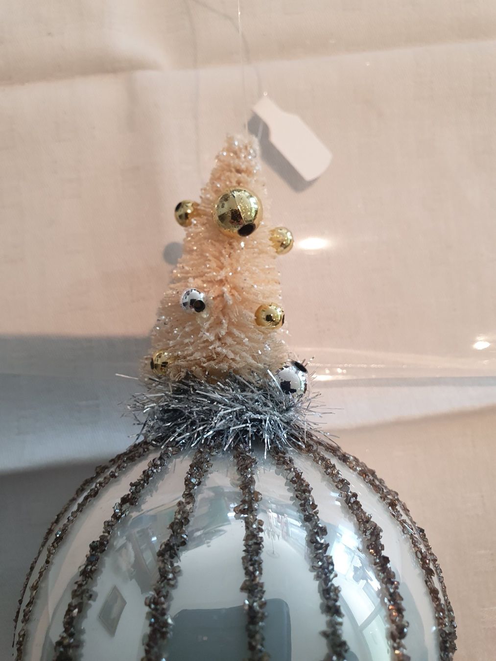 Tutte le decorazioni: Weihnachtskugel, Christbaumkugel, Vintage, Glitzer, 3 Stk – Nuovo e nell'imballaggio originale da Reinach venduto da 3Guggerli 3