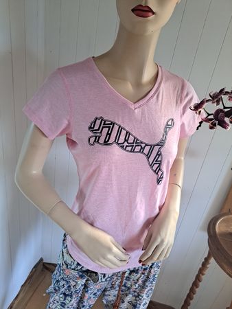 PUMA T-Shirt Ladyshirt Drycell Sport Top M 38 40 HEATHER CAT