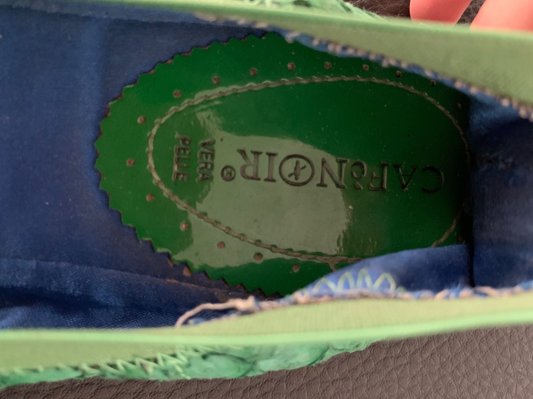Scarpe da donna: Schuhe, natürliche Pythonhaut ballerina .Ballerinas. – Usato da Zell LU venduto da AliAli24 1