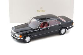 Mercedes 560 SEL W126 Limousine 1991 black/ red 1/18 NEUHEIT