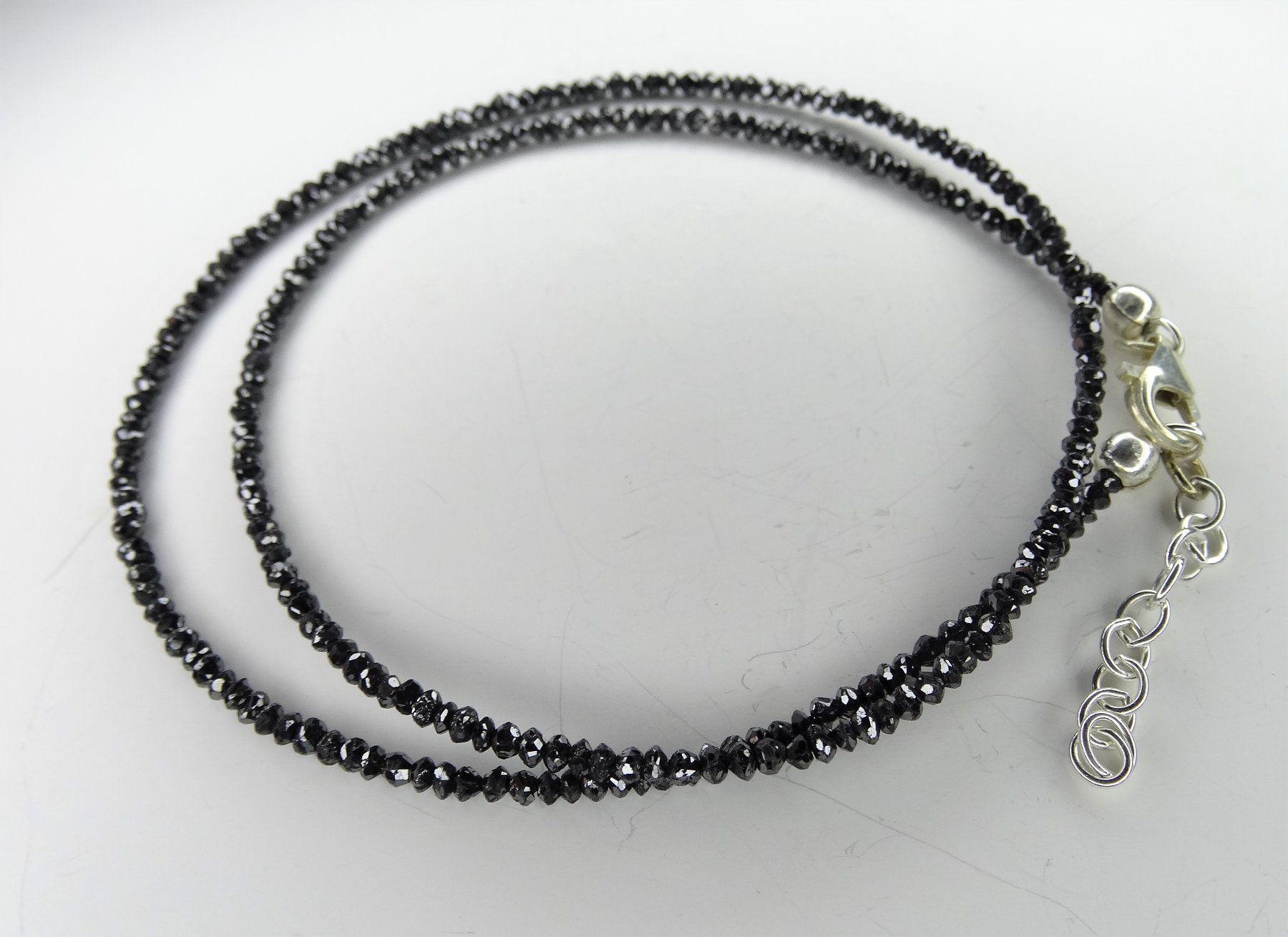 Catenine: Schwarze Diamanten Halskette 19,50ct. – Nuovo e nell'imballaggio originale da Matten b. Interlaken venduto da kero71 5