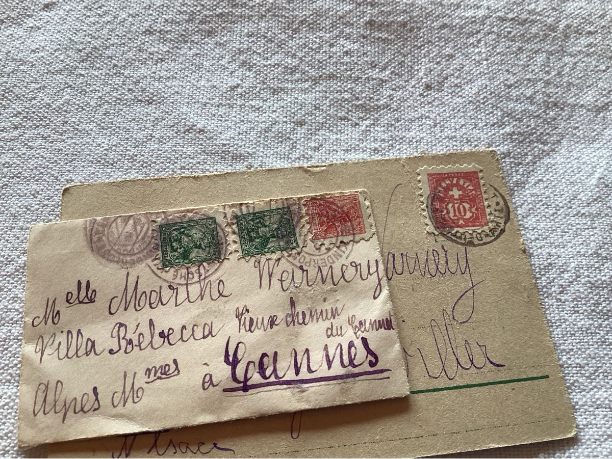 Alle Briefmarken: Poste enfantine 2 mini documents – Gebraucht aus Luc (Ayent) von Rebouille 1