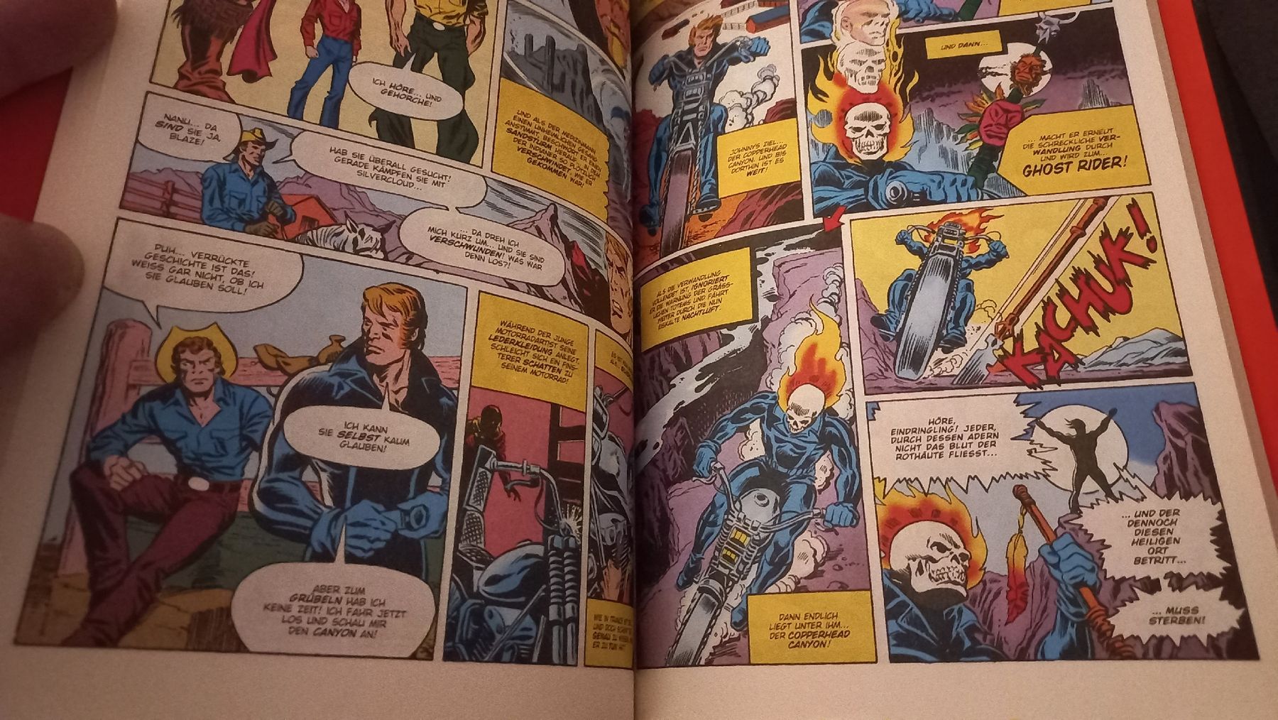 Fumetti: Ghost Rider limitierter Lederband 1+2/Marvel Comics Horror – Usato da Olten venduto da Donatello1984 5