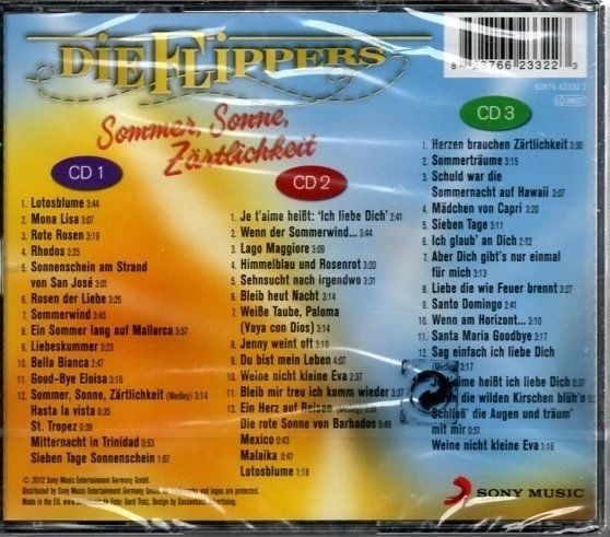 CD: Die Flippers - Sommer, Sonne, Zärtlichkeit - 3 CDs – Nuovo e nell'imballaggio originale da Schaffhausen venduto da gem_mb25 1