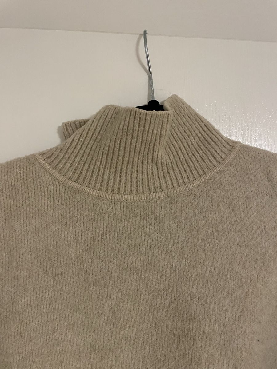 Zara Maglioni & Felpe: Pull col montant beige Zara, taille S – Usato da Les Avanchets venduto da NR07 3