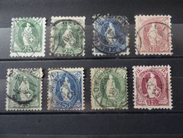 Wertvolles Los stehende Helvetia inkl. B-Ausgabe (> 800.--)