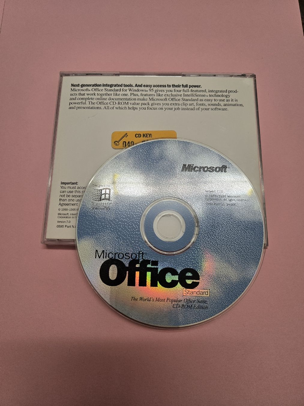 Microsoft Office 95 Standard CD-ROM, Original (Gebraucht) in Adliswil ...