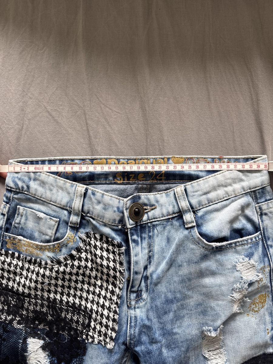 Desigual Jeans: Desigual Jeans Gr 24 Patchwork Hippie Style – Neu (gemäss Beschreibung) aus Landquart von Happyhippo42 5