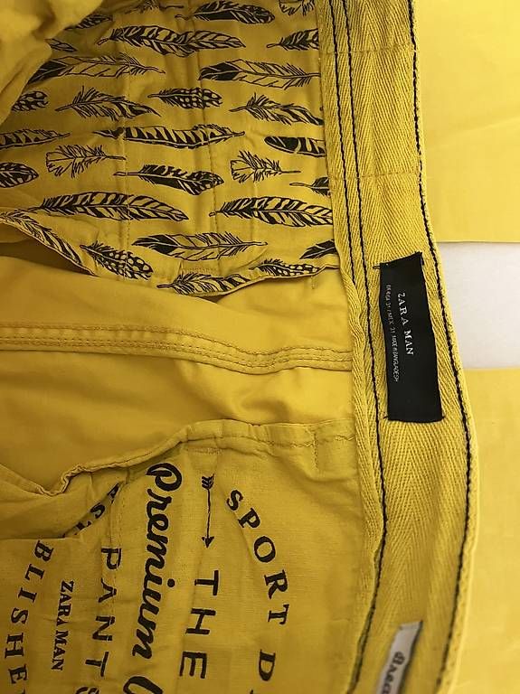 Hosen: Jeans Sommerhose gelb ZARA – Gebraucht aus Muri b. Bern von Merliner01 1
