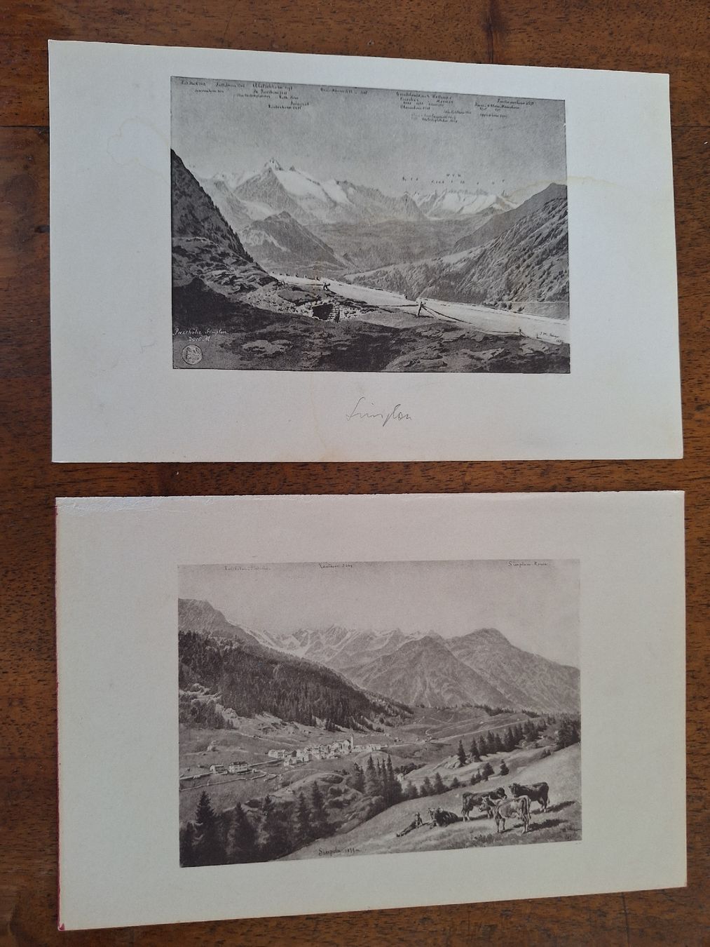 Incisioni: SIMPLON 2 GRAVURES – Usato da Bevaix venduto da bohrap