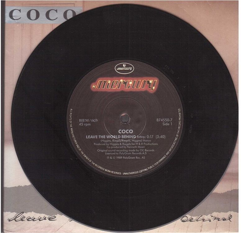 Dischi in vinile: Coco  --   Leave the world behind  Single7 – Usato da Oberwil (Dägerlen) venduto da thespecials