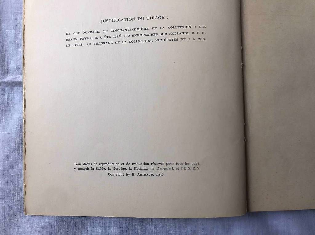 Libri: La Suisse Romande - C.-F. Ramuz 1936 – Usato da Chernex venduto da Nouveaunom 2