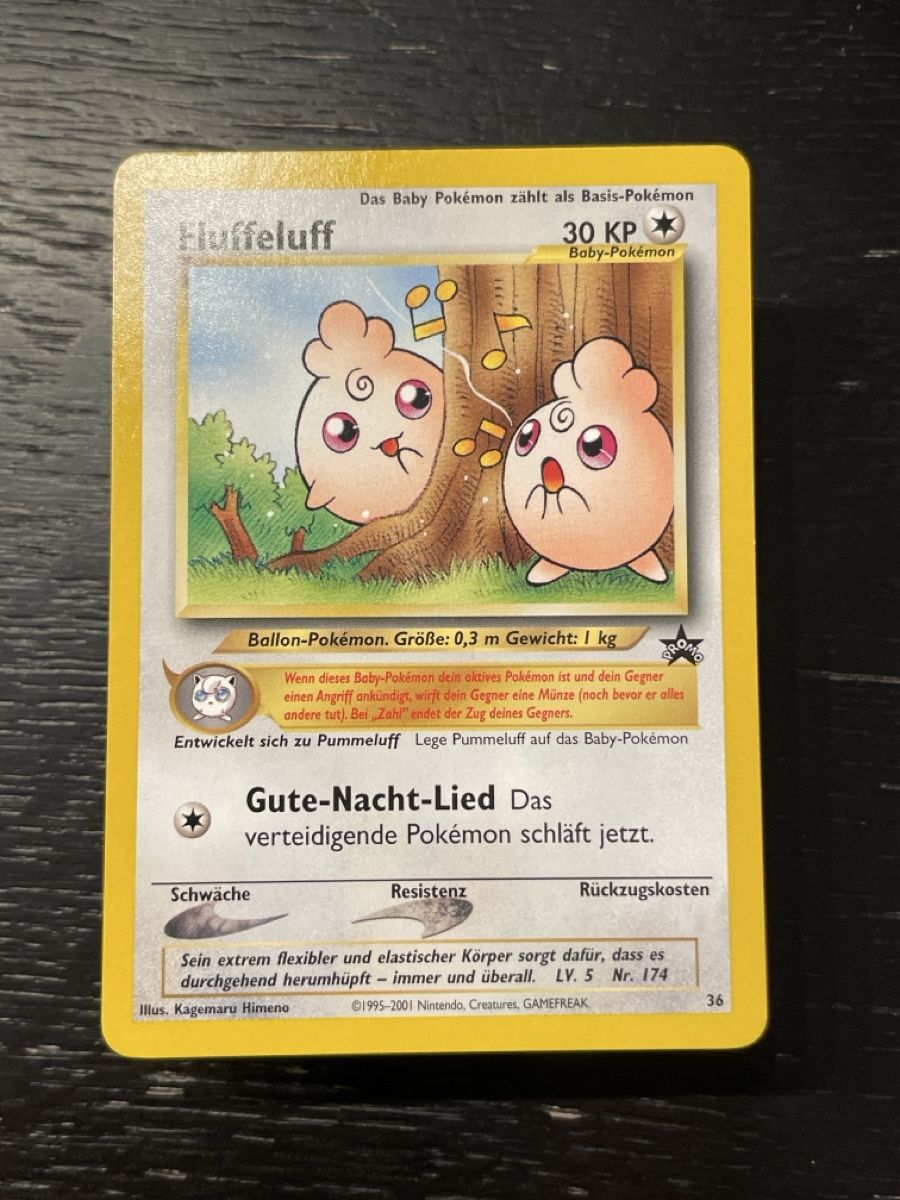 Pokémon Carte collezionabili: Pokemon Promo 36 vintage Fluffeluff – Usato da Hugelshofen venduto da Suimosa