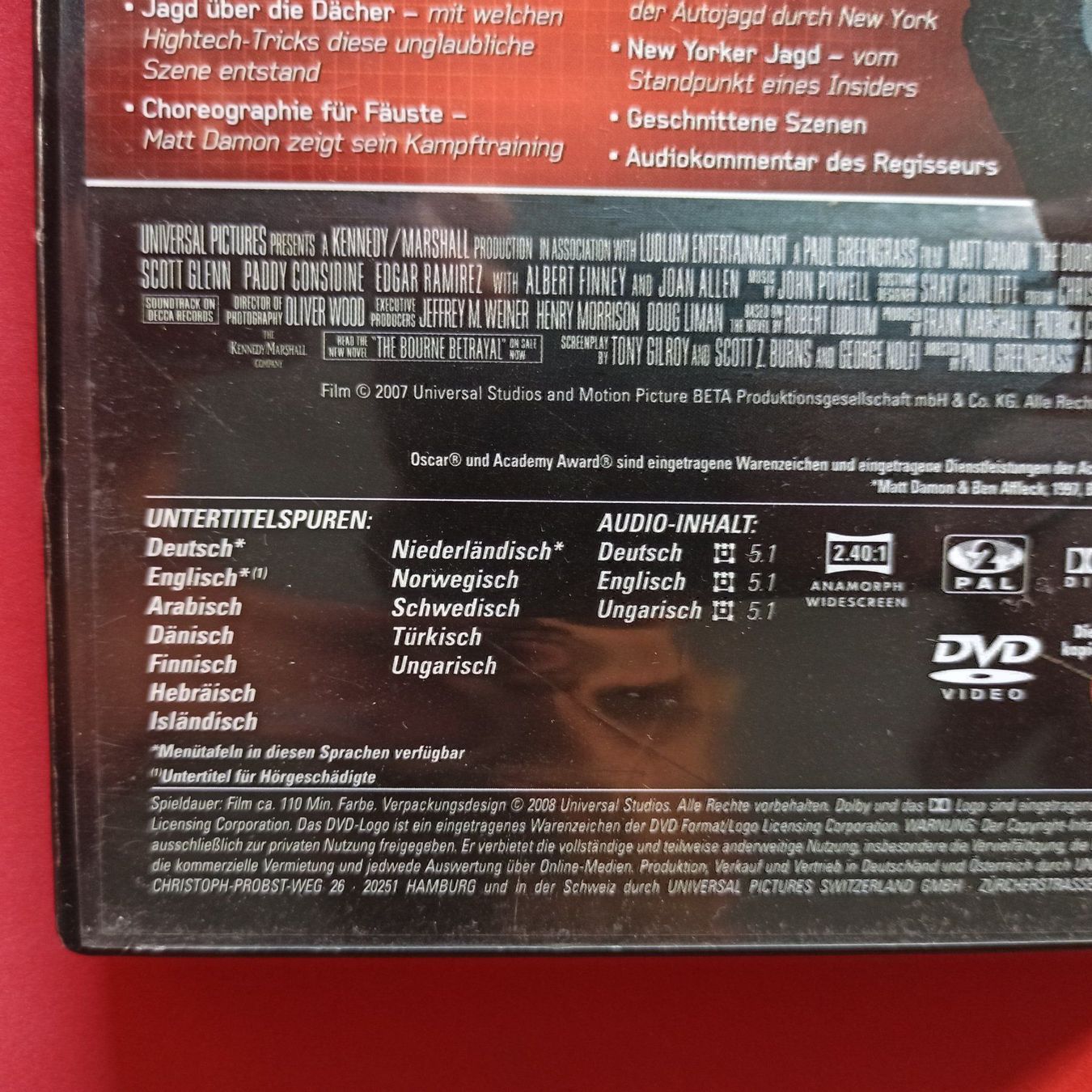 Alle DVDs: Das Bourne Ultimatum – Gebraucht aus Dübendorf von kb86_MOVIE 2