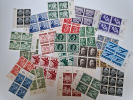 Deutsches Reich Briefmarken Viererblock Lot postfrisch