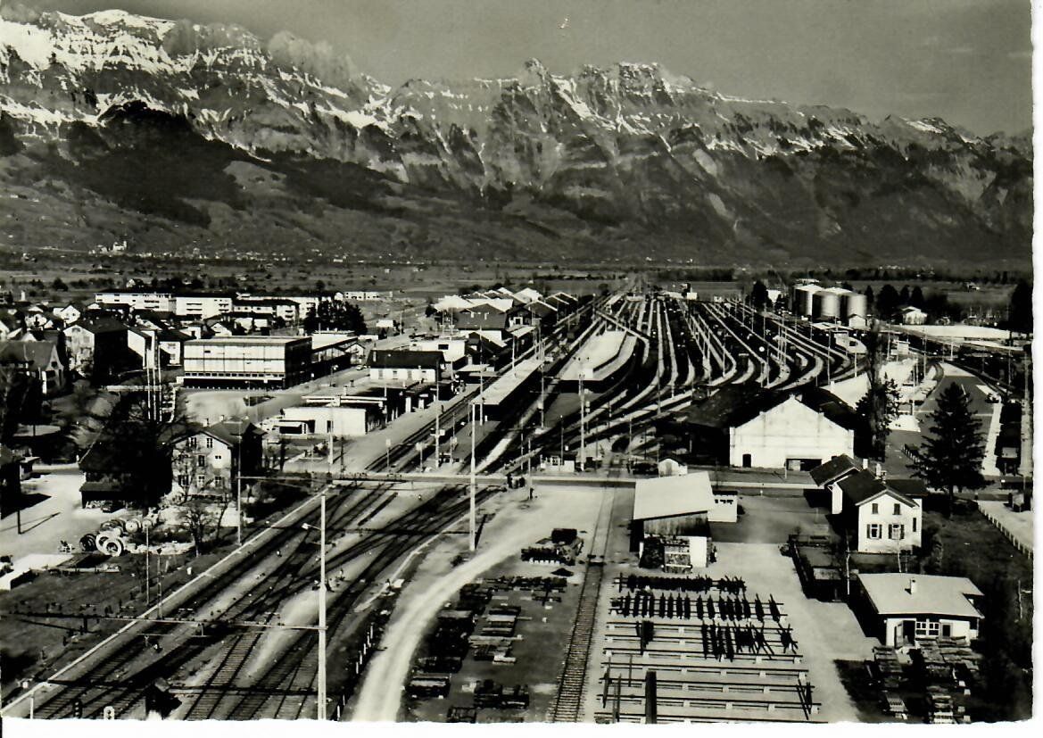 Cartoline postali: Grenzbahnhof Buchs - Werdenberg – Usato da Hochdorf venduto da Ziegel-16