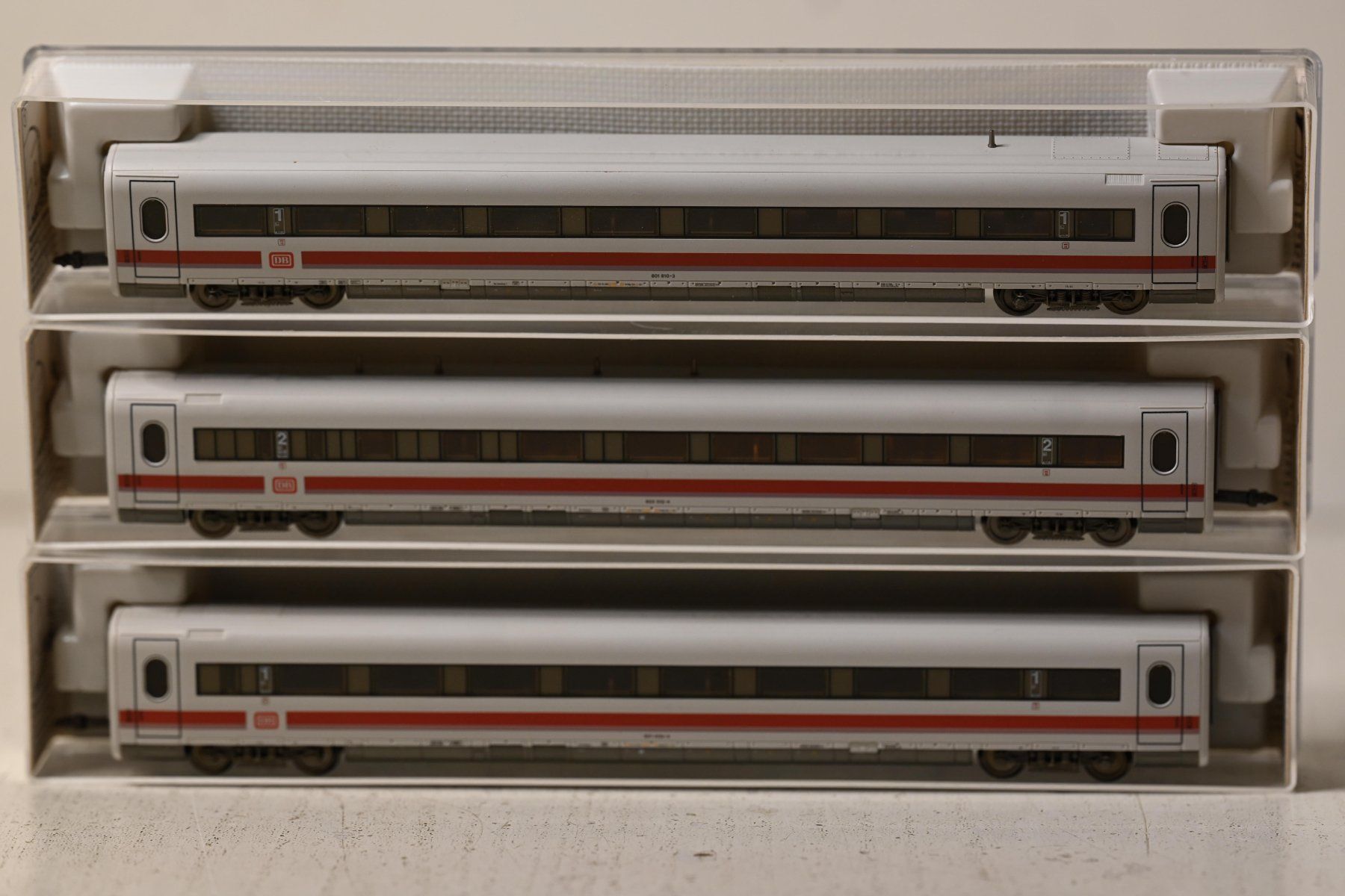 Fleischmann Modelleisenbahnen: 3x DB ICE  Wagen Fleischmann Spur N mit OVP – Gebraucht aus Laupen ZH von Zmoewe 5