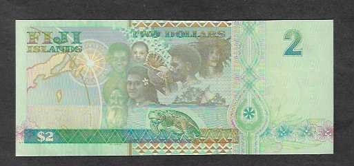 Banconote: Fiji  2  Dollars  Bankfrisch – Nuovo (secondo la descrizione) da Gordola venduto da coinsandnotes 1