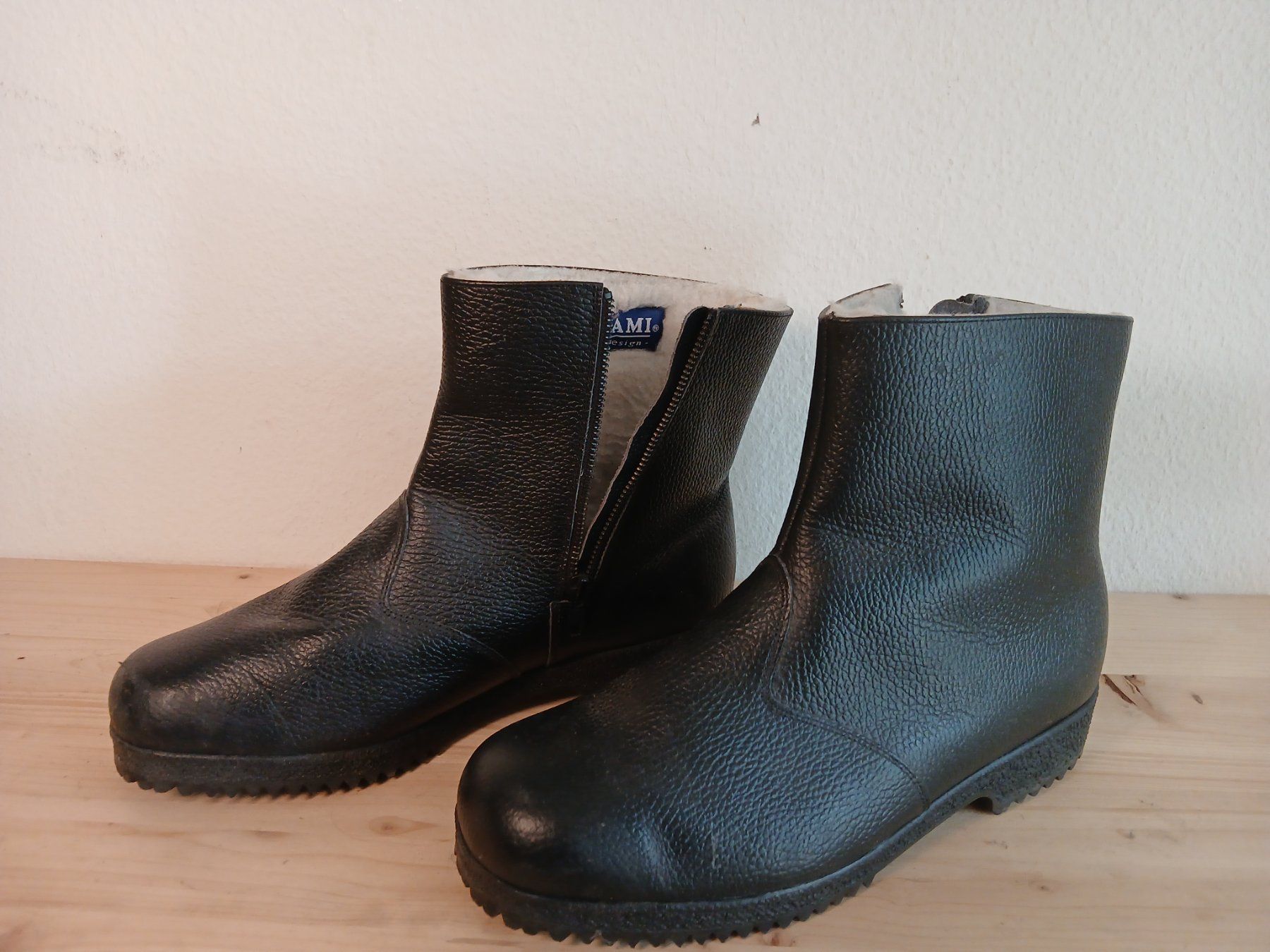 Scarpe da uomo: Corami Lederstiefel, Schwarz, 45 – Usato da Bern venduto da Gianmar93