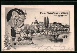 Litho Zürich, Eidg. Turnfest 1903, Turn