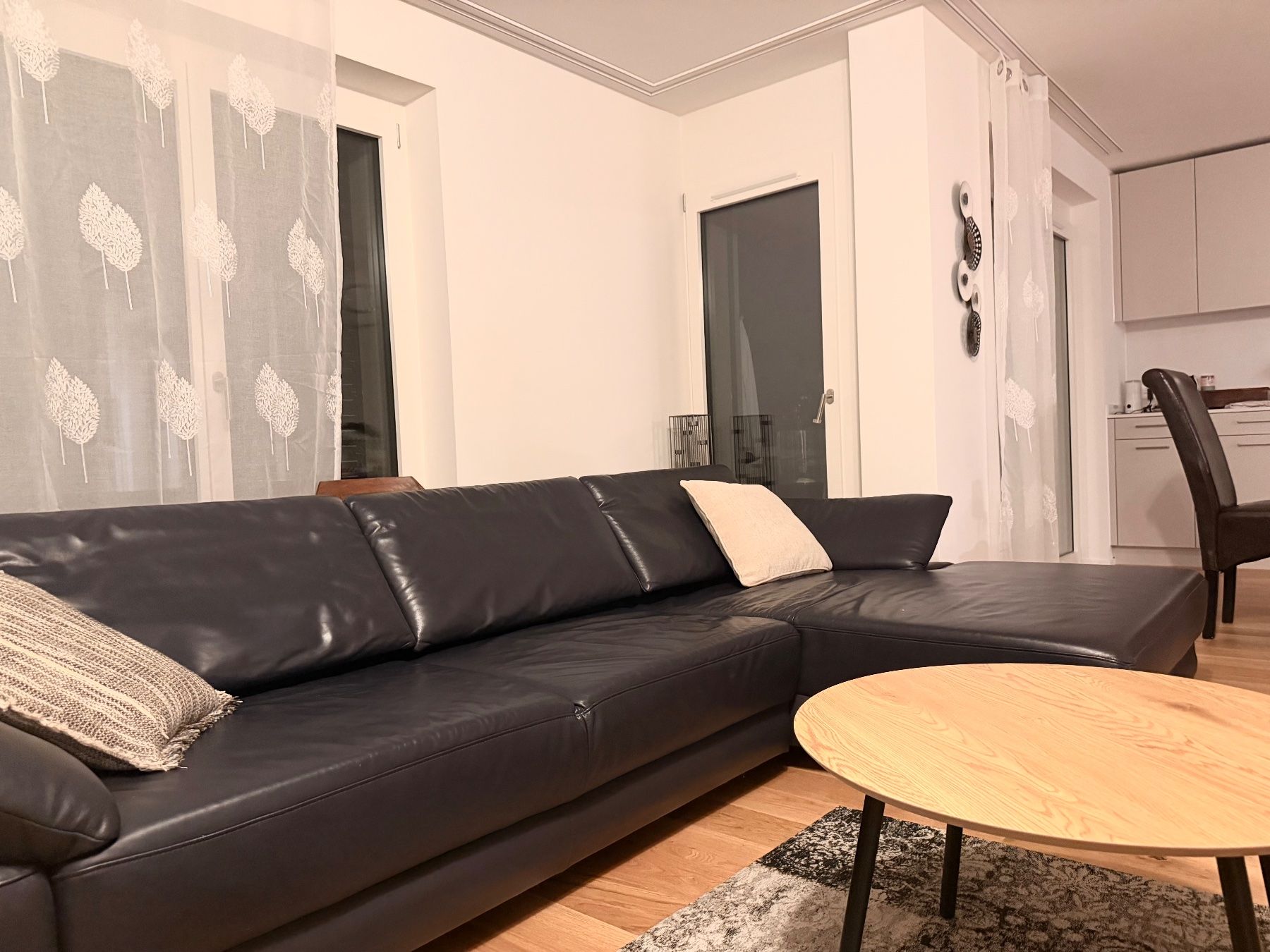 Divani: Schwarze Designer Ecksofa - echt Leder – Usato da Zug venduto da Michele115 2