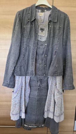 Nile 3-teiliges Kleid Gr. M-L (Lagenlook)