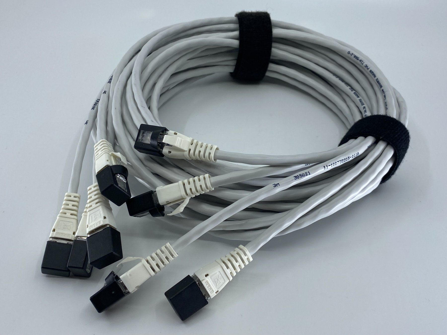 Kabel: R&M Patchkabel Cat 5e, U/UTP, 3 m, Grau - 200 MHz – Neu (gemäss Beschreibung) aus Langwiesen von Restposten-24
