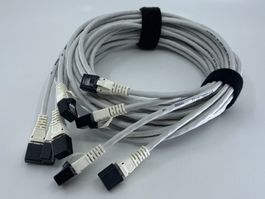 R&M Patchkabel Cat 5e, U/UTP, 3 m, Grau - 200 MHz