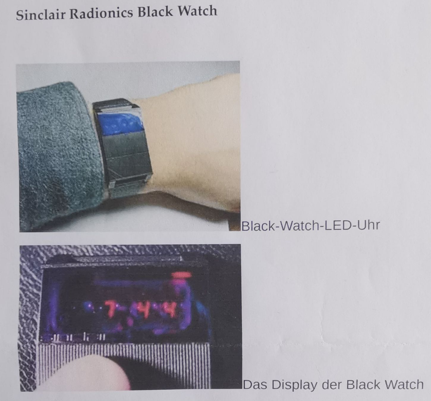 Orologi: Original SINCLAIR-Armband Uhr, Pioniermodell aus 1975 – Usato da Nottwil venduto da cas_8vg2 7