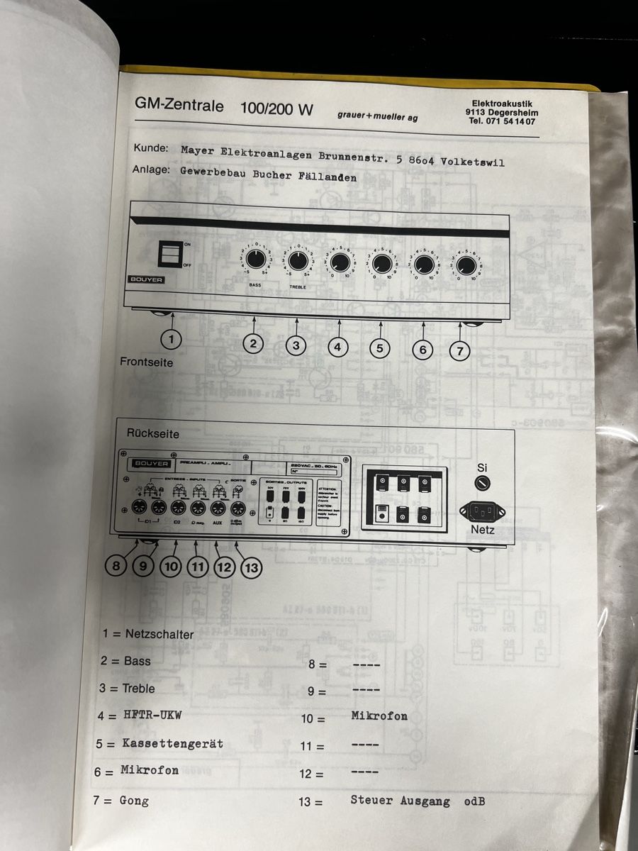 Amplificateurs: Hi-fi G+M – D'occasion à Fällanden par wal_6qgk 6