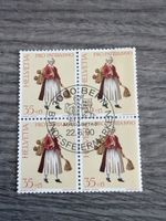 Briefmarkenblock Pro Patria 1990, 4er Block, gestempelt