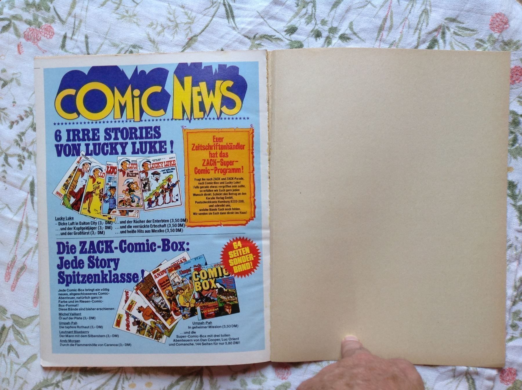 Comics: Zack Comic Box Band Nr 11 von 1974 ? – Gebraucht aus Endingen von nathan05 8