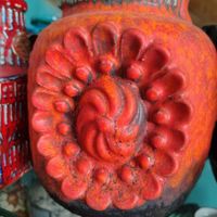 Dümler Breiden WGP Keramik Vase 60s Vintage German 17cm