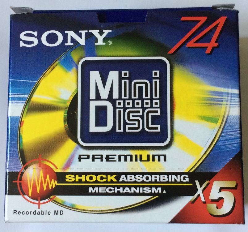 5 Sony Premium Minidisc MD 74 NEU und OVP Kaufen auf Ricardo